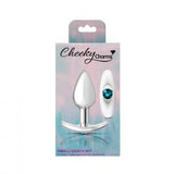 Cheeky Charms Butt Plug Set Clear/ Teal