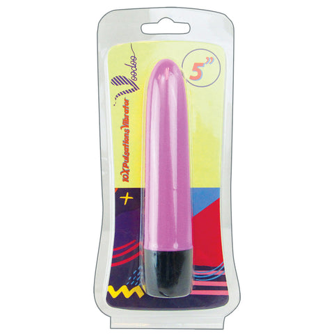 Voodoo 10X Pulsations Vibrator-Pink 5 Inch