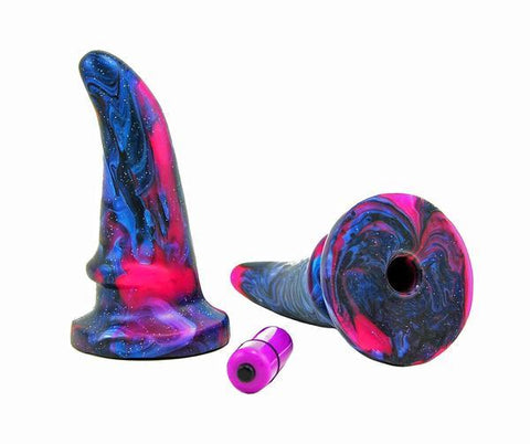 Annie-O Vixskin Galaxy Vibrating Dildo