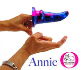 Annie-O Vixskin Galaxy Vibrating Dildo