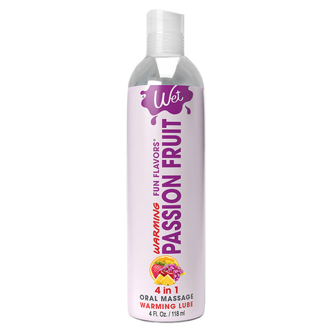 Wet Warming Fun Flavors Passion Punch 4-In-1 Lubricant 4oz