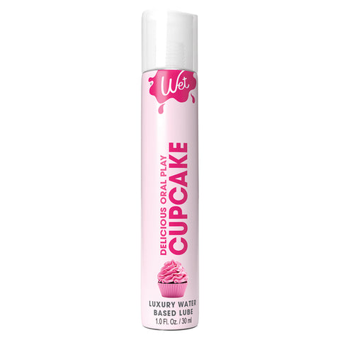 Wet Delicious Oral Play Cupcake Waterbased Flavored Lubricant 1oz