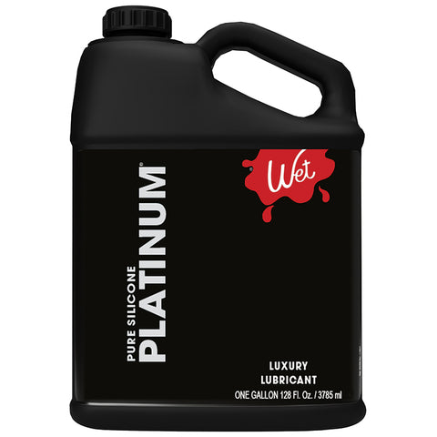 Wet Platinum Luxury Silicone Based Lubricant 128oz