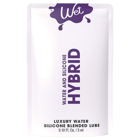 Wet Hybrid Luxury Water / Silicone Blend Based Lubricant 0.1oz