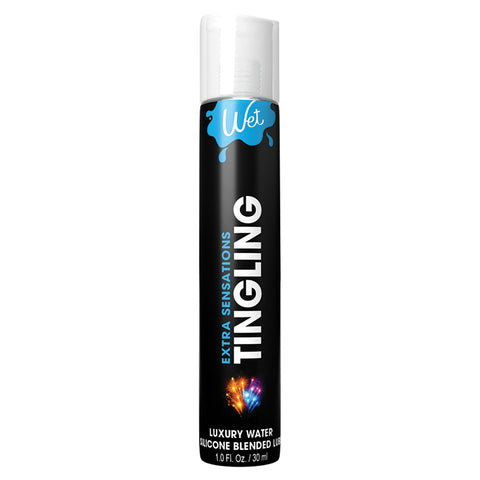 Wet Extra Sensations Tingling Water / Silicone Blend Based Lubricant 1oz