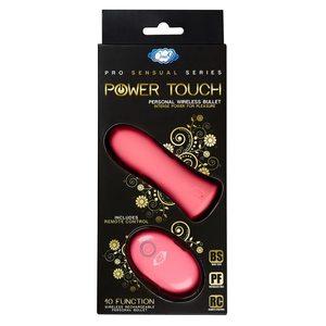 Pro Sensual Power Touch Bullet Vibrator Remote Control Pink