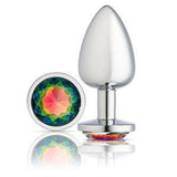 Cloud 9 Gems Silver Chromed Anal Plug Large