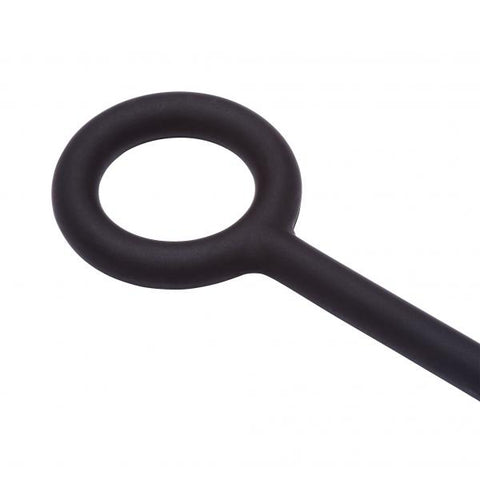 Silicone Anal Teardrop Small Black