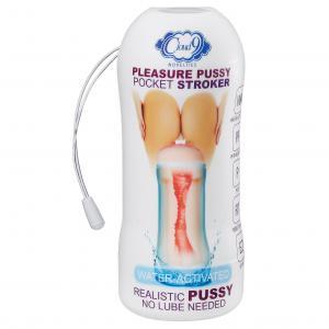 Cloud 9 Pleasure Pussy Pocket Stroker Water Activated Beige