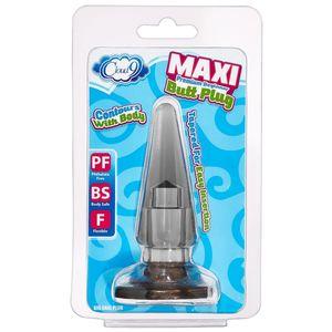 Cloud 9 Big Anal Plug Clear Gray