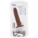 Cloud 9 Dual Density Real Touch 7 inches Dong without Balls Brown