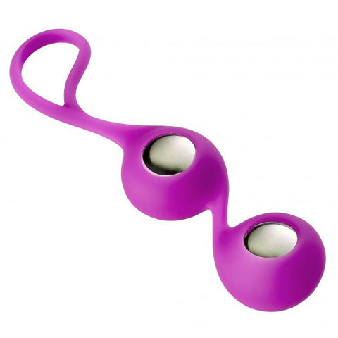 Duo Kegel Balls Purple with Sleeve