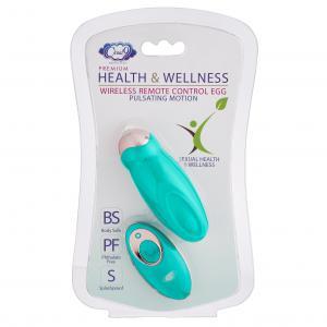 Cloud 9 Health & Wellness Wireless Remote Control Egg W/ Pulsating Motion Teal