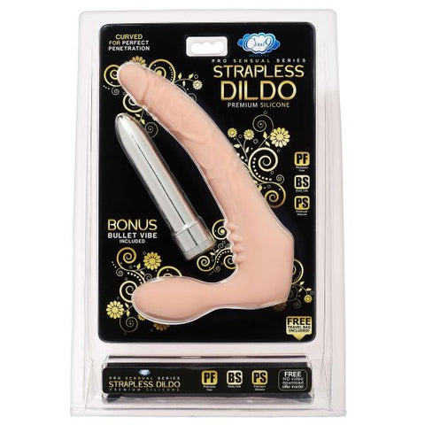 Cloud 9 Strapless Strap On Dildo Beige