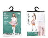 Teacher's Pet 3pc Pink Private Schoolgirl Costume