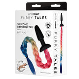 Whipsmart Furry Tales Silicone Plug with Rainbow Tail 3.75 Inch