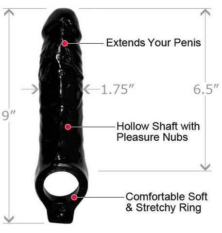 Black Mamba Cock Sheath Penis Extender