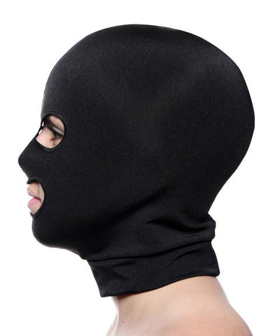 Facade Spandex Hood With Eyes And Mouth Holes Black O/S