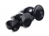 Triple Cones 3 Piece Anal Plug Set - Black