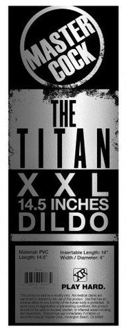 The Titan Dildo Black