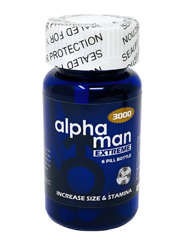 Alpha Man 6ct Extreme 3000 Male Sexual Enhancement Pill