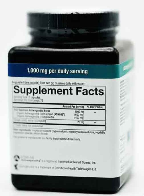 Youtheory Ashwagandha 1000mg Dietary Supplement 150 Pills