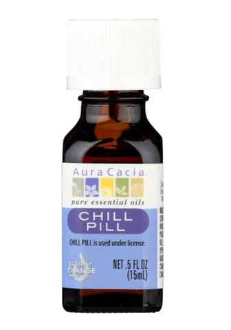 Aura Cacia Chill Pill Essential Oil Blend 0.5 fl oz
