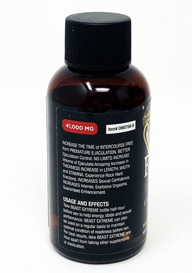 Beast 41000mg Male Enhancement 2 Fl Oz Drink Shot