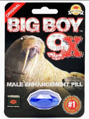 Big Boy 9X Triple Maximum Enhancement Pill for Men