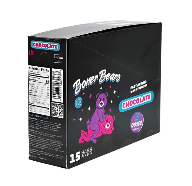 Boner Bears Chocolate Male Enhancement 3 Doses Pack