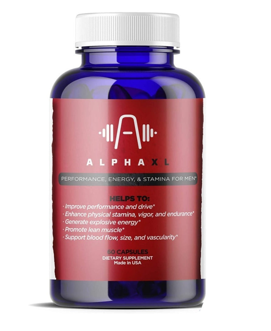 Alpha XL Male Performance Energy Stamina Booster Supplement 60 Capsule