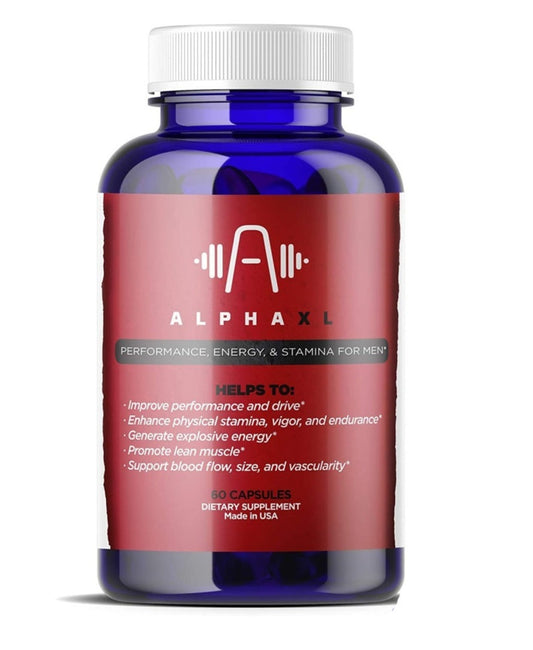Alpha XL Male Performance Energy Stamina Booster Supplement 60 Capsule
