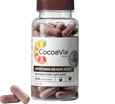 CocoaVia Heart and Brain Supplement 60 Capsules