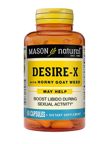 Mason Natural Desire X Horny Goat Weed Libido Booster 60 Capsules