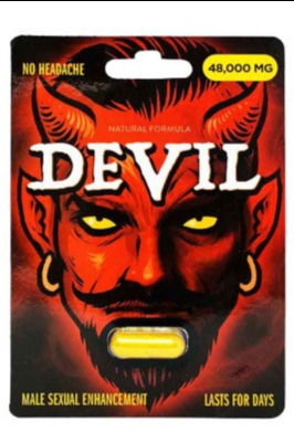 Devil 48000mg Male Enhancement Gold Pill