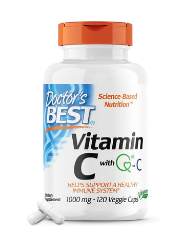 Doctors Best Vitamin C Q-C Supports Immune System 120 Capsules