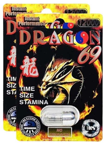 Dragon 69 Platinum 12000 Male Enhancement Pill