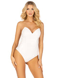 Vinyl Bodysuit - Medium - White