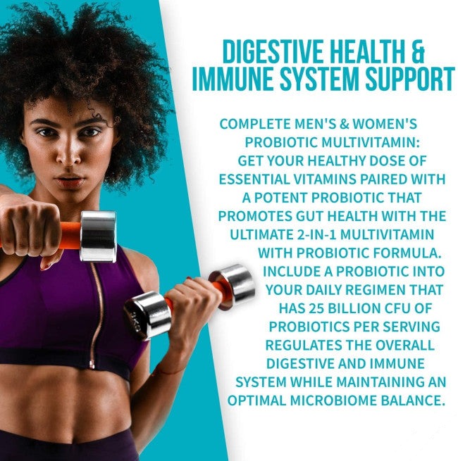 GoBiotix Probiotic Multivitamin Probiotics Immune Boost 90 Veggie Caps