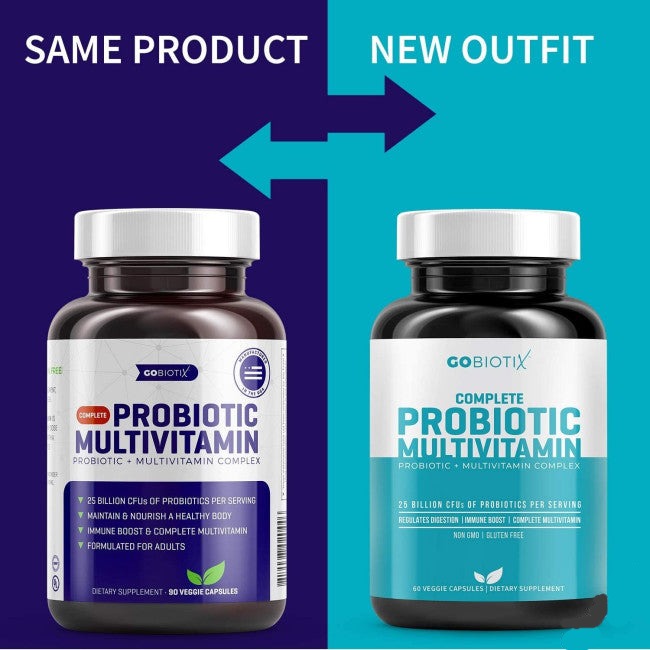 GoBiotix Probiotic Multivitamin Probiotics Immune Boost 90 Veggie Caps