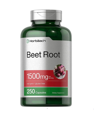 Horbaach Beet Root Natural Superfood Supplement 250 Capsules