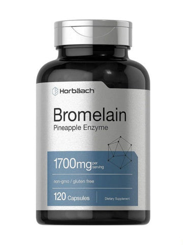 Horbaach Bromelain 1700mg Pineapple Enzyme Supplement 120 Capsules
