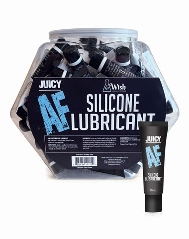 Juicy Af Silicone Lubricant 10 ml - Pop  Display of 65 LG-BT652B