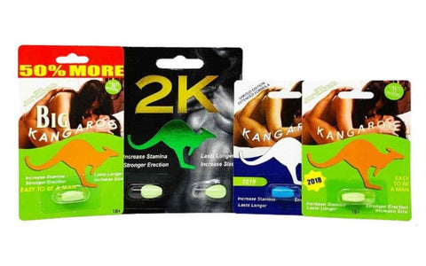 Kangaroo Sample Pack 5 Pills Male Enhancements