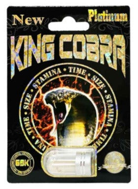 King Cobra Platinum 69K Male Enhancement for Men 1 Pill