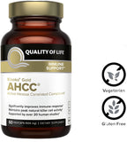 Quality Of Life Kinoko Gold AHCC Immune Support 60 Veggie Capsules