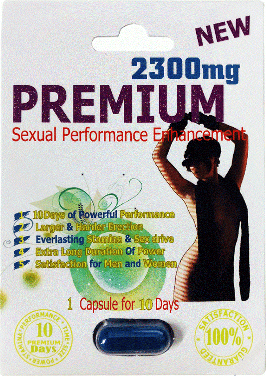 New Premium 2300mg Sexual Performance Enhancement for Men Blue Pill