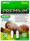 Premium 2900mg Dual 36 Days Male Enhancement Pills