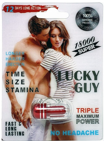Lucky Guy Triple Maximum Power Male Sexual Performance Enhancement Pill