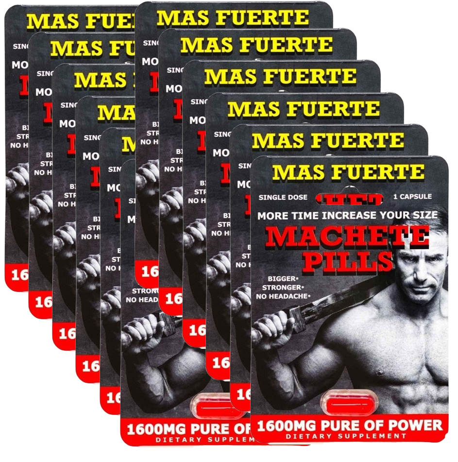 Machete Pills Male Enhancement Red Capsules